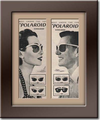 1954 Polaroid Sunglasses  vintage ads