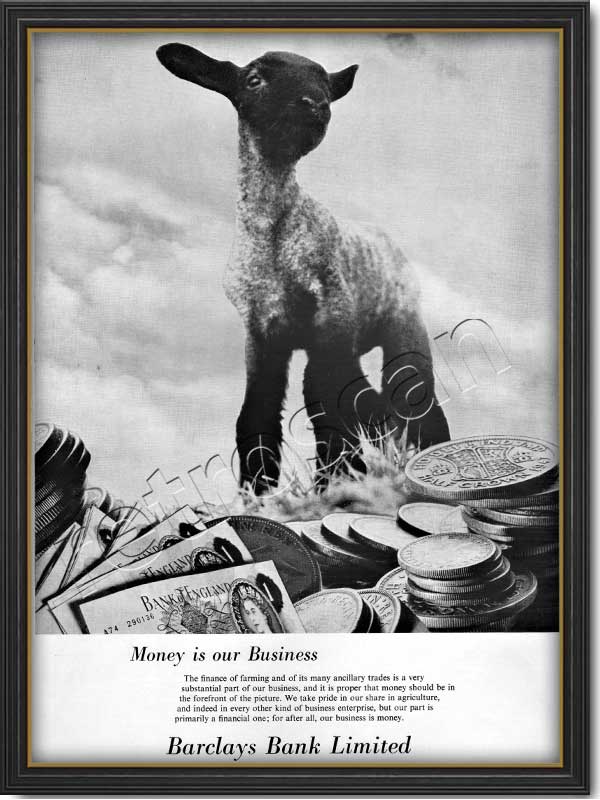 1961 Barclays Bank vintage magazine ad