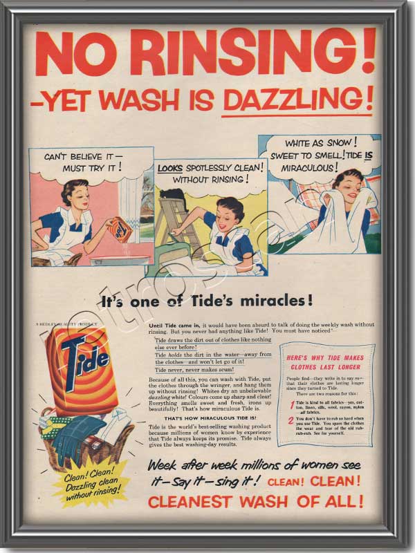 1952 Tide Detergent 