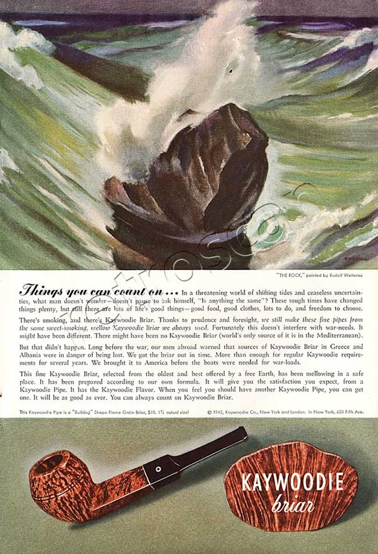 Kaywoodie Briar  vintage ad