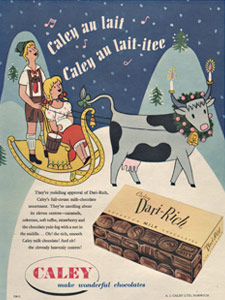 1954 Caley Dari-Rich - vintage ad