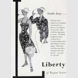 1950 Liberty of Regent Street- Vintage Ad