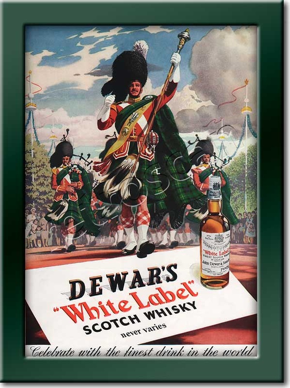 1953 vintage Dewar's Scotch Whisky ad