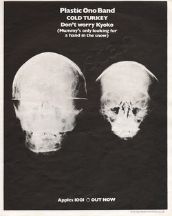 1969 Plastic Ono Band  - unframed vintage ad