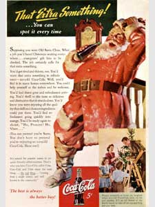1942 Coca Cola santa