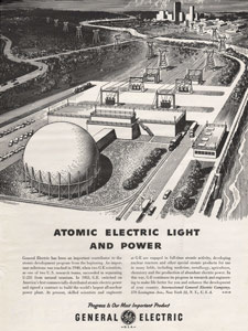 1955 General Electric Atom - vintage ad