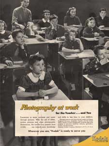 1953 Kodak  - vintage ad