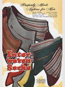 1950 Interwoven Socks Nylon Wear