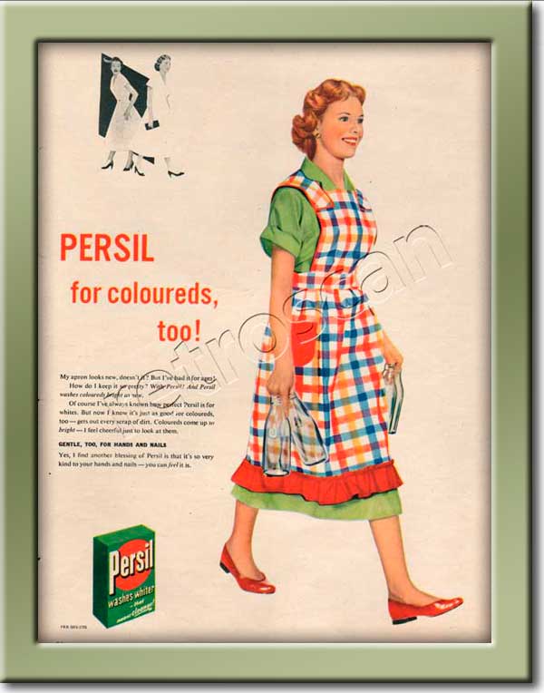 1955 Persil Washing Powder Vintage ad