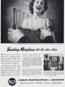 1951 RCA 'Starmaker Microphone' - vintage ad