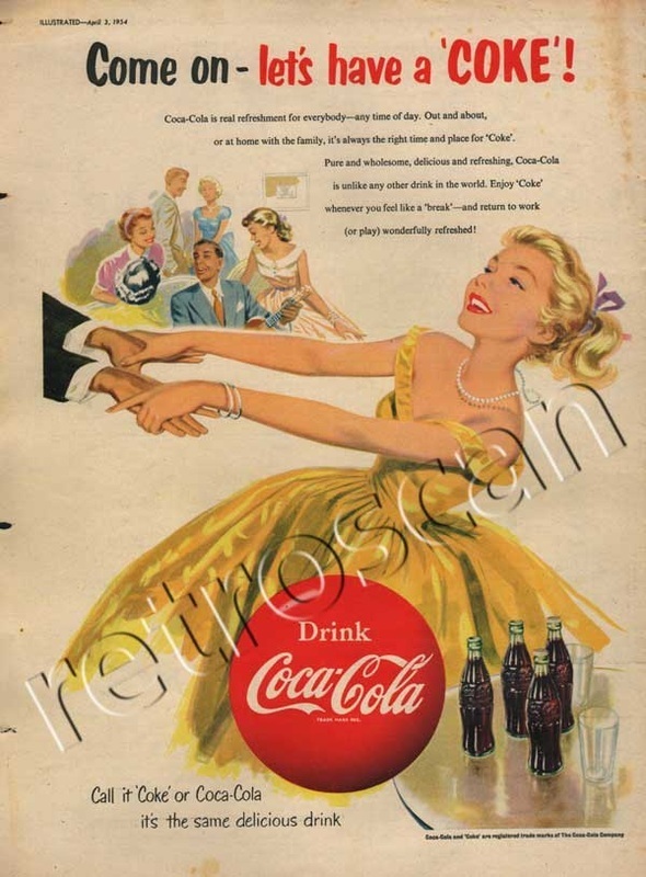 1954 Retro Coca Cola Advert