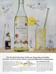 1964 Bacardi Rum vintage ad