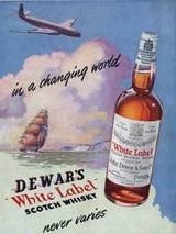 1952 Dewar's White Label Scotch Whisky - vintage ad