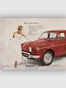 1958 Renault Dauphine  - vintage