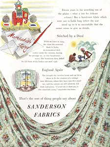 1953 ​Sanderson - vintage ad