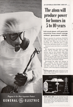 1954 General Electric - unframed vintage ad