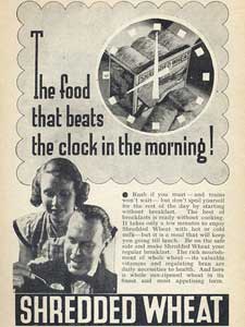 1935 Shredded wheat vintage ad