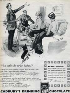 1954 Cadbury's Drinking Chocolate vintage ad