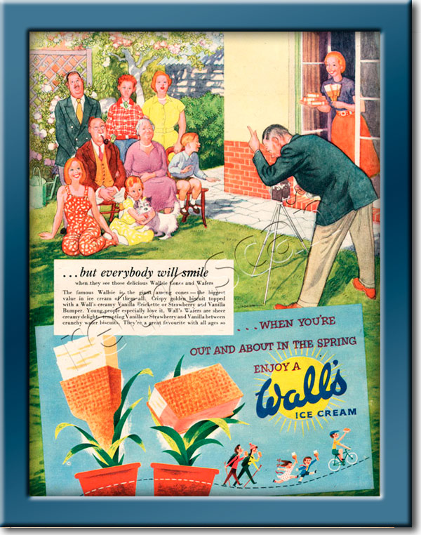 vintage 1954 Walls Ice Cream