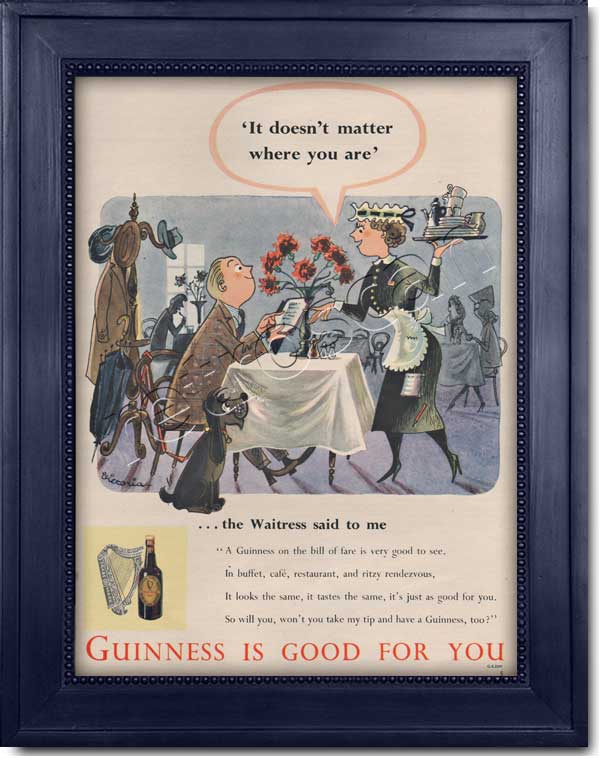 1953 Guinness waitress
