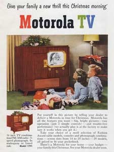 1950 Motorola TV  - vintage ad