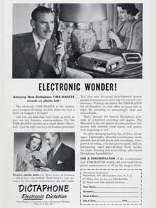 1948 Dictaphone ad