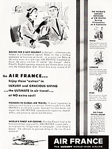 1952 Air France - vintage ad