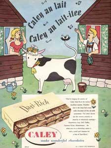 1954 Caley Dari-Rich Cow Sheds - vintage ad