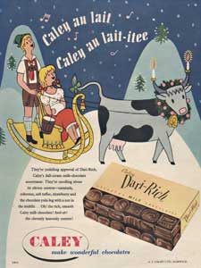 1954 Caley Dari-Rich Chocolates