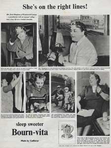 1952 Bourn-vita vintage ad