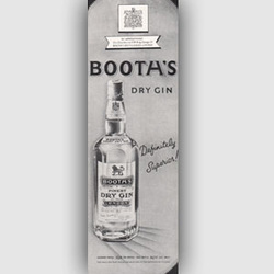 1950 Booths Gin ad