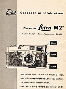  1958 ​Leica - vintage ad