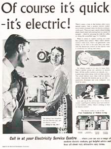1955 ​Electricity Council - vintage ad