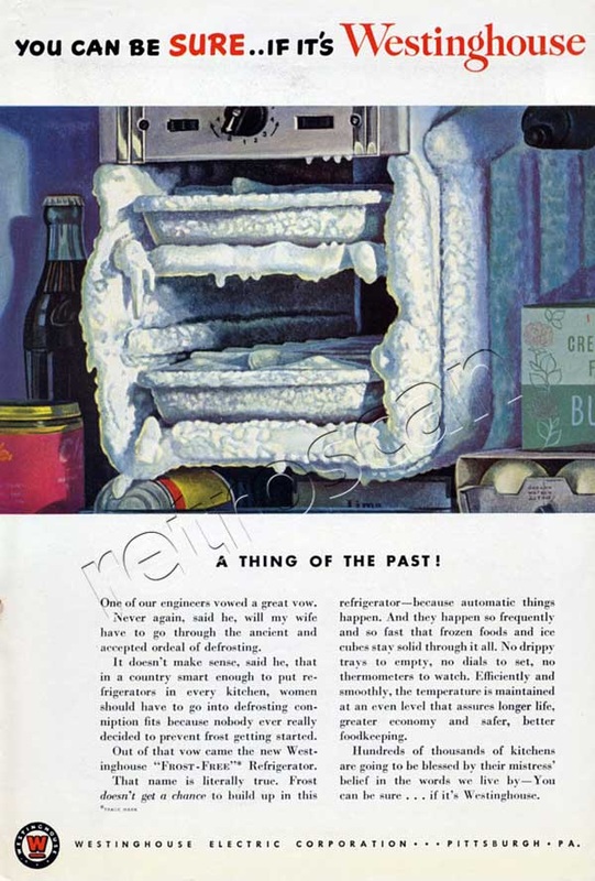 1950 Westinghouse vintage ad