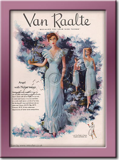 1949 vintage Van Raalte Night Gowns