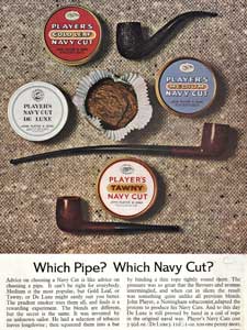 1964 Players Navy Cut Pipes