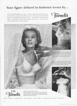  1958 Formfit - unframed vintage ad