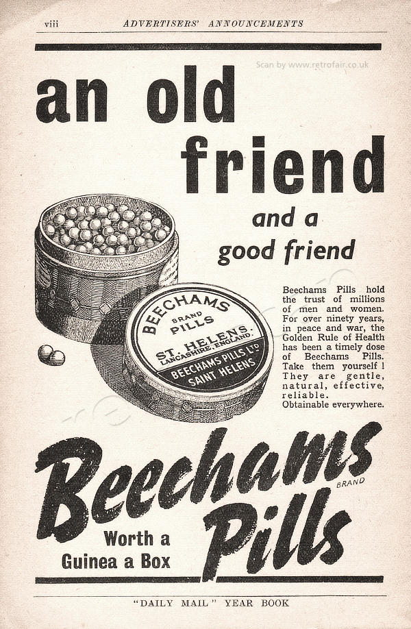 1940 Beechams Pills