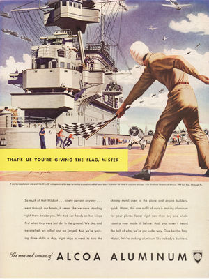 1942 Alcoa Aluminum - vintage ad
