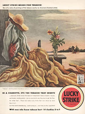 1942 Luck Strike - vintage ad
