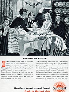 1956 ​Sunblest vintage ad