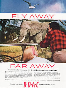  1962 BOAC - vintage ad