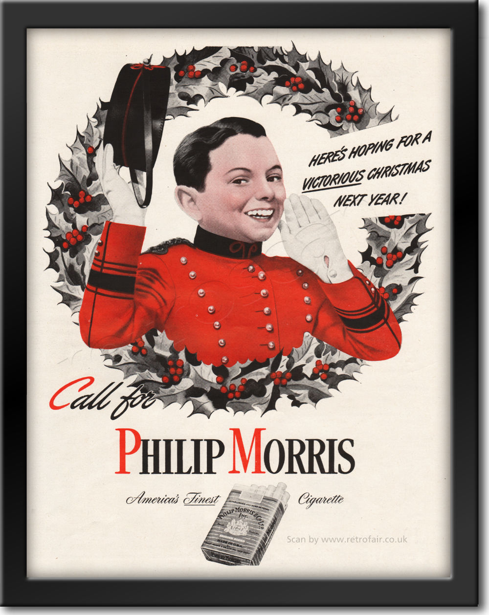 1943 Philip Morris - framed preview retro