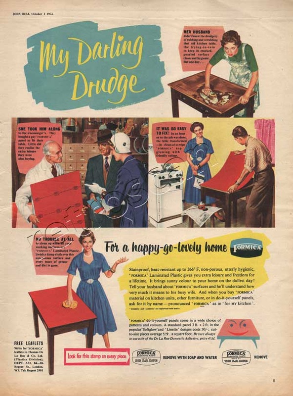 1955 vintage Formica advert