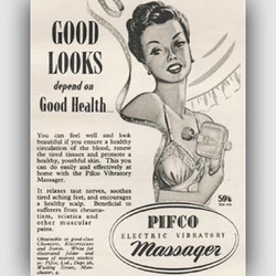 1950 Pifco Electric Massager advert