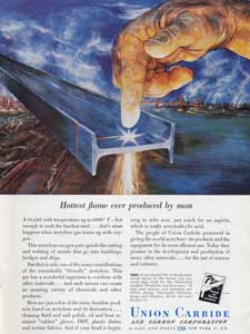 1950 Union Carbide Ad