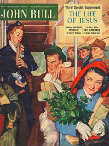 1954 December John Bull Vintage Magazine Christmas shopping Trip