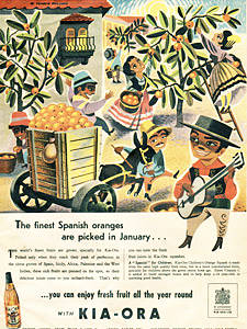  1951 Kia-Ora - vintage ad