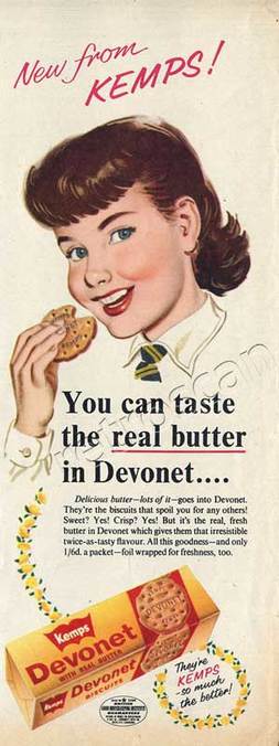 vintage 1955 Devonet Biscuits