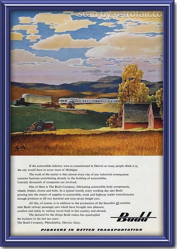 1951 Budd Corporation vintage advert